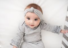 Vintage Babydoll Gown-Gray