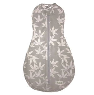 Original Lightweight and breathable Swaddle - Leafy NB