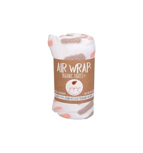 Single Peach/Tan Tie Dye - AirWrap Blankets, Washcloths & Hair Towels