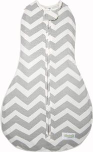 Grow With Me Swaddle AIR - Sleepy Gray Chevron
