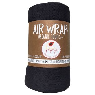 Single Black - AirWrap Blankets, Washcloths & Hair Towels