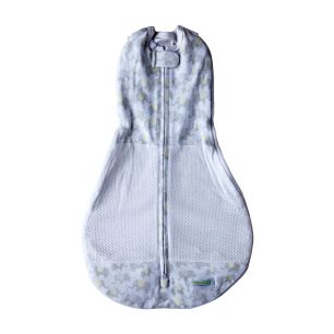 Grow With Me Swaddle AIR - Stardust Gray Elephant