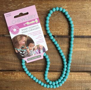 Katharine Aqua Chewlery Necklace FDA approved for mum to wear - Woombie