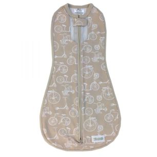 Woombie Air Swaddle | Baby Swaddle Wrap with Bicycle Pattern