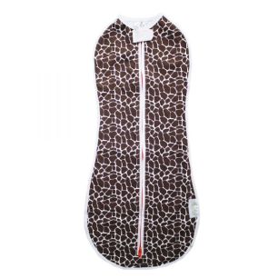 Giraffe Print Baby Onesie | Giraffe Swaddle | Woombie