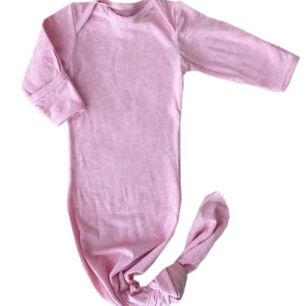 Tie the Knot Resizable Gowns + soft Beanie Hat - Pink