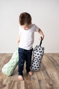 Dots - Lolli Lounger Pillow with Protective Removable cover - Woombie