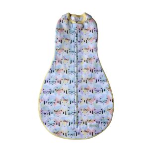 Grow With Me Swaddle - Fancy Foxes