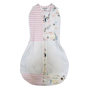 Grow With Me Swaddle AIR - Birds & Stripes