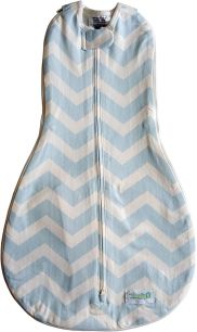 Grow With Me Swaddle - Dreamy Blue Chevron Main Image
