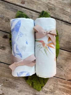 MAUI Vibes Organic Muslin Baby Blankets