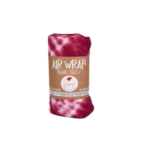 Red/White Tie Dye - AirWrap Blankets, Washcloths & Hair Towels
