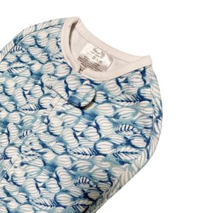 Grow With Me Swaddle - Blue Lantern