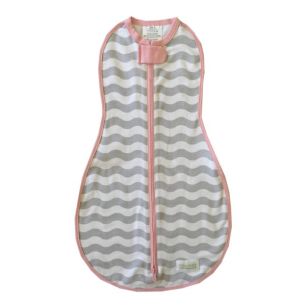 Original Woombie Sleeper - Mod Waves | Zip-Up Baby Swaddle