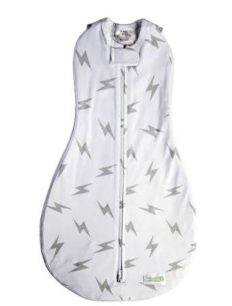 Grow With Me 3 Swaddle  - Gray Bolt