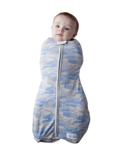Grow With Me Swaddle - Blue Camo