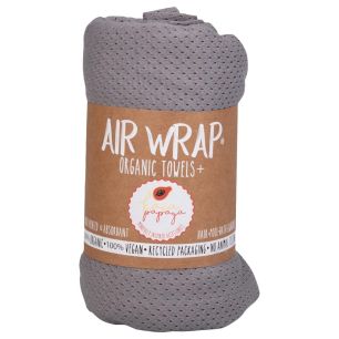 Single Gray - AirWrap Blankets, Washcloths & Hair Towels