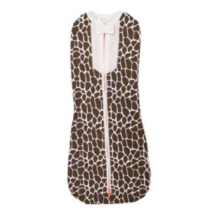 Giraffe Print Baby Onesie | Giraffe Swaddle | Woombie