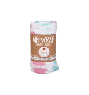 Pink/Aqua Tie Dye - AirWrap Blankets, Washcloths & Hair Towels